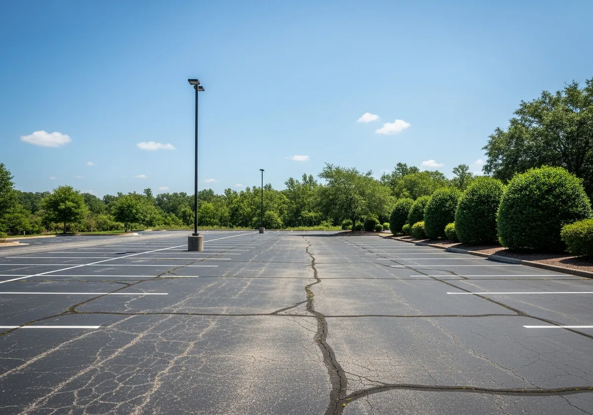 Parking lot fully cleared after fallen tree removal